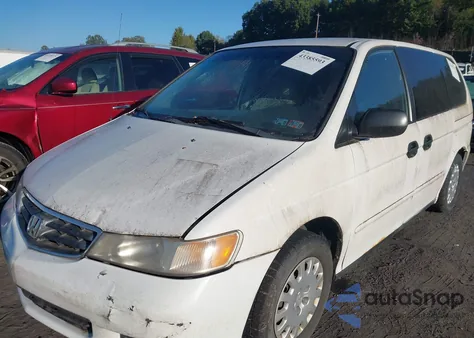 2002 Honda Odyssey Lx из США, поврежденный, VIN 2HKRL18572H509884